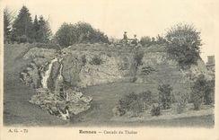 CPA A g 73 rennes cascade du thabor