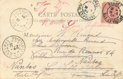 CPA A g n 16 rennes croix de la mission