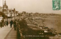 CPA 96 le havre boulevard albert 1er