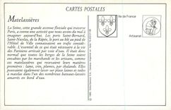 CPM La matelassiere les petits metiers parisiens