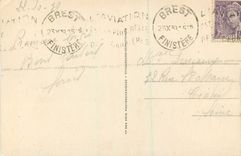 CPA 55 brest le monument americain et la rade