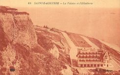 CPA 68 sainte adresse la falaise et l hotellerie