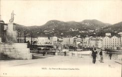 Nice - the Port and Monument Charles Felix CPA