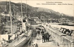 Villefranche - Quay Old Wet dock - Artistic Collection - boat - CPA