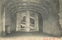 CPA Chambord Le Chateau La Salle des Gardes 