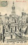 CPA Chambord Le Chateau Detail sur les toits 
