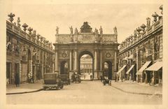 CPA Nancy La Coquette La Rue Here L Arc de Triomphe 