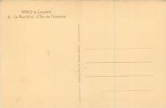 CPA Nancy La Coquette La Rue Here L Arc de Triomphe 