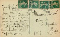 CPA Grenoble Avenues de la Gare et Alsace Lorraine Les Alpes Tramway