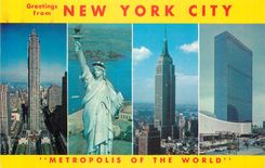 CPM New York City Metropolis of the world 