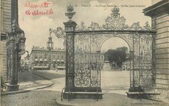 CPA Nancy La Place Stanislas Grilles Jean Lamour 