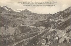 CPA Haute Vallee du Var Lacets de la Route des Alpes Col de la Cayolle 