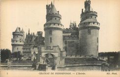 CPA Chateau de Pierrefonds L Entree 