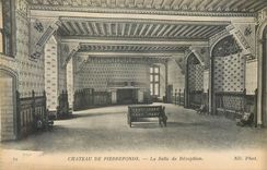 CPA Chateau de Pierrefonds La Salle de Reception 