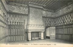 CPA Pierrefonds Le Chateau La Chambre a coucher du Seineur 