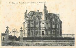 CPA Luc sur Mer Calvados Chateau de Mathan 