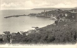 Menton - Seen from of the Boulevard of Caravan - CPA