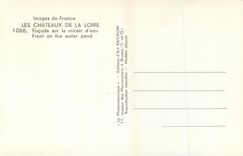 CPM Chambord les Chateaux de la Loire Facade sur le Miroir d'Eau Images de France
