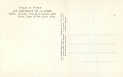 CPM Chambord les Chateaux de la Loire Facade Vue de la Grande Allee Images de France