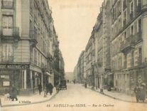 CPA Neuilly sur Seine Rue de Chartres