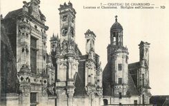 CPA Chateau de Chambord Lucarnes et Cheminees