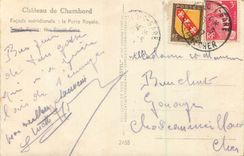 CPM Chateau de Chambord Facade Meridionale la Porte Royale