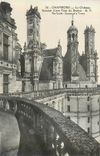 CPA Chambord le Chateau Sommet d'une Tour du Donjon