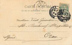 CPA Montpellier l'Aqueduc (carte 1900)