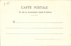 Menton - Walk of the South - ass - CPA - donkey