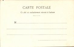 Menton - Road of Nice - ass - CPA donkey