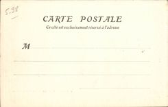 Menton - the Port and the Old City - boat - CPA