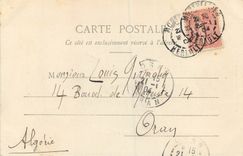 CPA Montpellier Nouvelles Galeries Boulevard de l'Esplanade (carte 1900)