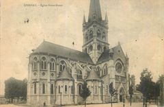 CPA Epernay Eglise Notre Dame