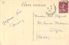 CPA Epernay (Marne) Une Allee du Jardin de L'Hotel de Ville