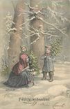 CPA Frohliche Wieihnachten Enfants