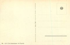 CPA Ob Unterwasser mit Saentis