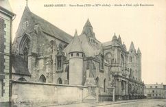 CPA Grand Andely Notre Dame (XIIIe et XIVe Siecles) Abside et Cote Style Renaissance