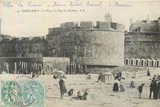 CPA Saint Malo La Plage La Tour du Chateau
