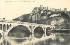 CPA Petit Andely Chateau Gaillard (XIIe Siecle) et Le Pont