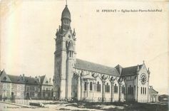 CPA Epernay Eglise Saint Pierre Saint Paul