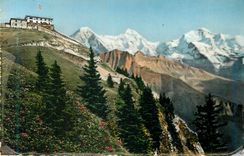 CPM Hotel schynige platte(2000 m) mit eiger monch u jungfrau