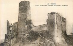 CPA 419 vienne ruines de l ancienne forteresse de la batie (xiii siecle)
