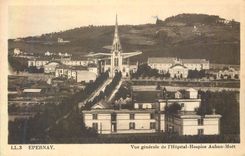 CPA Epernay vue generale de l hopital hospice auban moet