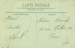 CPA 3 reims vue prise de la gare