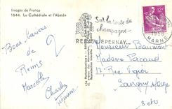 CPM Reims image de france 1644 la cathedrale et l abside