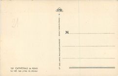 CPA 305 cathedrale de reims la nef vue prise du choeur