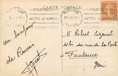 CPA 131 reims rue flechambault et eglise saint remy