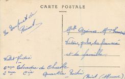 CPA 11 reims squaire de la patte d oie et le kiosque