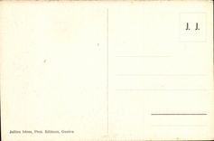 CPA Old people's home of Large St Bernard the lake and Statue