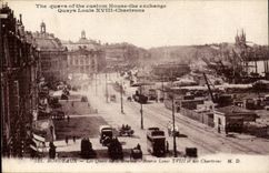 Bordeaux CPA the quays of the Customs Stock Exchange Louis XVIII and of will chartrons